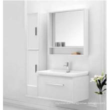 Wooden One Main Cabinet Mirrored Modern Bathroom Cabinet (JN-8814189B)